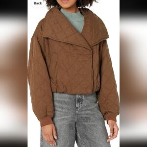 blank nyc quilted cropped jacket